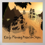 Früher Morgen-Phantom-Schiffe Plakate