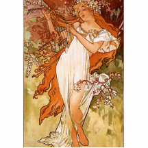 Frühling Alphons Mucha Photo Figur