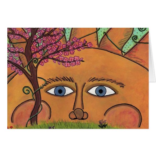 Frühling Sun-Gruß Karte