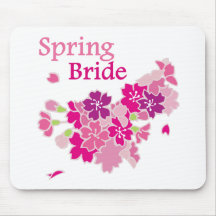 Frühlings-Braut-Bevorzugungen Mousepads