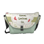 Frühlings-Garten-Aufkleber-   Bote-Tasche Kuriertasche