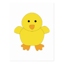 Frühlings-Küken-Postkarte