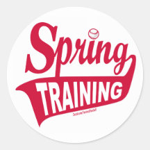 Frühlingstraining-Aufkleber