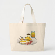 Frühstück Tragetasche