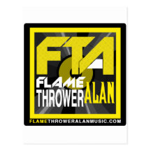 Fta-Flammenwerferalan-Musik-Kleid u. Waren Postkarten