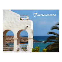 Fuerteventura-Karte Postkarten