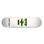 Fügen Sie Text diesem coolen Leopard Skateboard hi Individuelles Deck