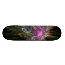 Fum�es von Farben - Bedrucktes Skateboard