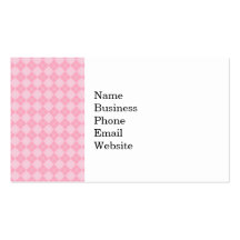 Fun Summer Pretty in Pink Argle Pattern Business Card