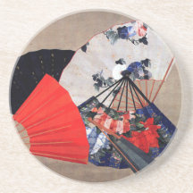 Fünf Fans, Hokusai Bierdeckel