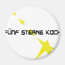 fünf Sterne Koch Ikone Magnete