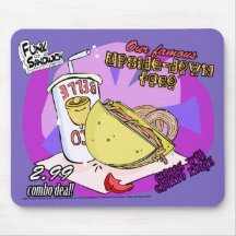 Funk-Sandwich-Oberseite - unten Taco Mauspads