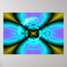 Funky Blume, Druck Posterdruck