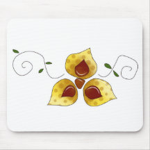 funky BlumenMausunterlage Mousepads