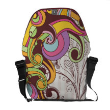 Funky Wirbel Rickshaw-Botetasche Kuriertaschen
