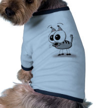 funny cat hund t-shirt