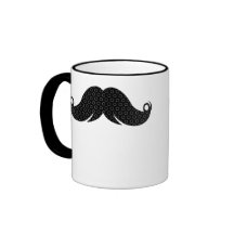 Funny Handlebar Mustache Moustache Stache Coffee Mugs