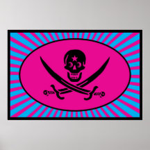 Funny Pirate Deluxe Plakatdruck