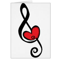 Für die Liebe von Musik Karten