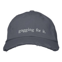 Für es - britische Phrase würgen Besticktes Baseballcap