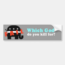 Für welchen Gott Sie töten Autosticker