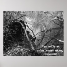 Furcht und Sorge, durch Todd Chri… Plakatdruck
