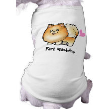 Furz-Maschine (Spitz) Hunde T Shirt