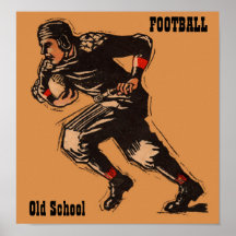 Fußball - alte Schule - Zwanzigerjahre Druck Posterdrucke
