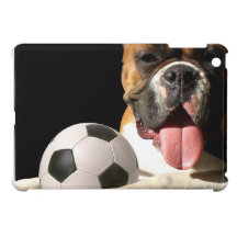 Fußball-Boxerhundipad Minifall