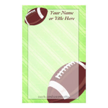 Fußball-Briefpapier Bedrucktes Papier