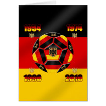 Fußball Deutschland wm Geschenke 2010 Grußkarte