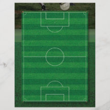 Fußball-Feld-Flyer