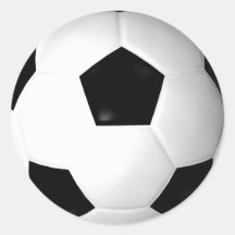 Fußball (Fußball) Runde Aufkleber