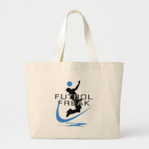 Fußball - Futbol Freak - Jungen - Blau Leinentasche