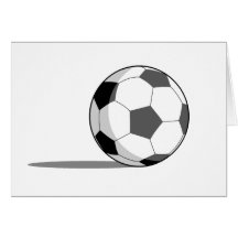 Fußball Grußkarte