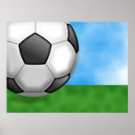 Fußball-Hintergrund Posterdrucke
