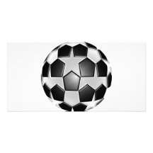 Fußball Individuelle Foto Karte