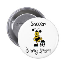 Fußball ist mein Sport Anstecknadelbuttons