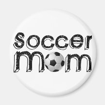 Fußball-Mamma Kühlschrankmagnet
