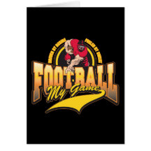 Fußball mein Spiel Grußkarte