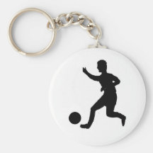 Fußball oder Fußball Schlüsselanhänger