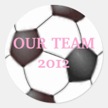Fußball personifizieren es! runde aufkleber