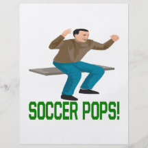 Fußball-Pop Personalisierte Flyer