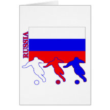 Fußball Russland Grußkarten
