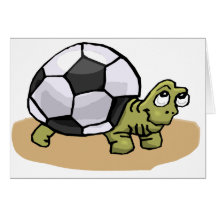 Fußball-Schildkröte Karten
