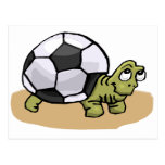 Fußball (Schildkröte) Postkarte
