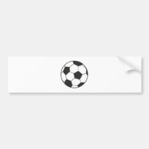 Fußball soccer ball auto sticker