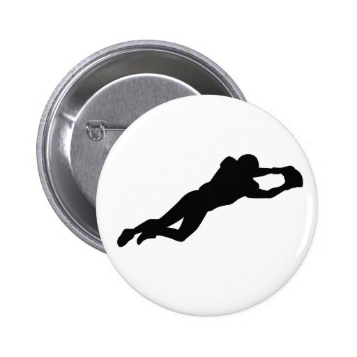 Fußball-Spieler Anstecknadelbutton