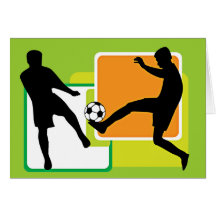 Fußball-Spieler Karten