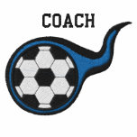 Fußball-Trainer Emrboidered T-Shirts Poloshirt